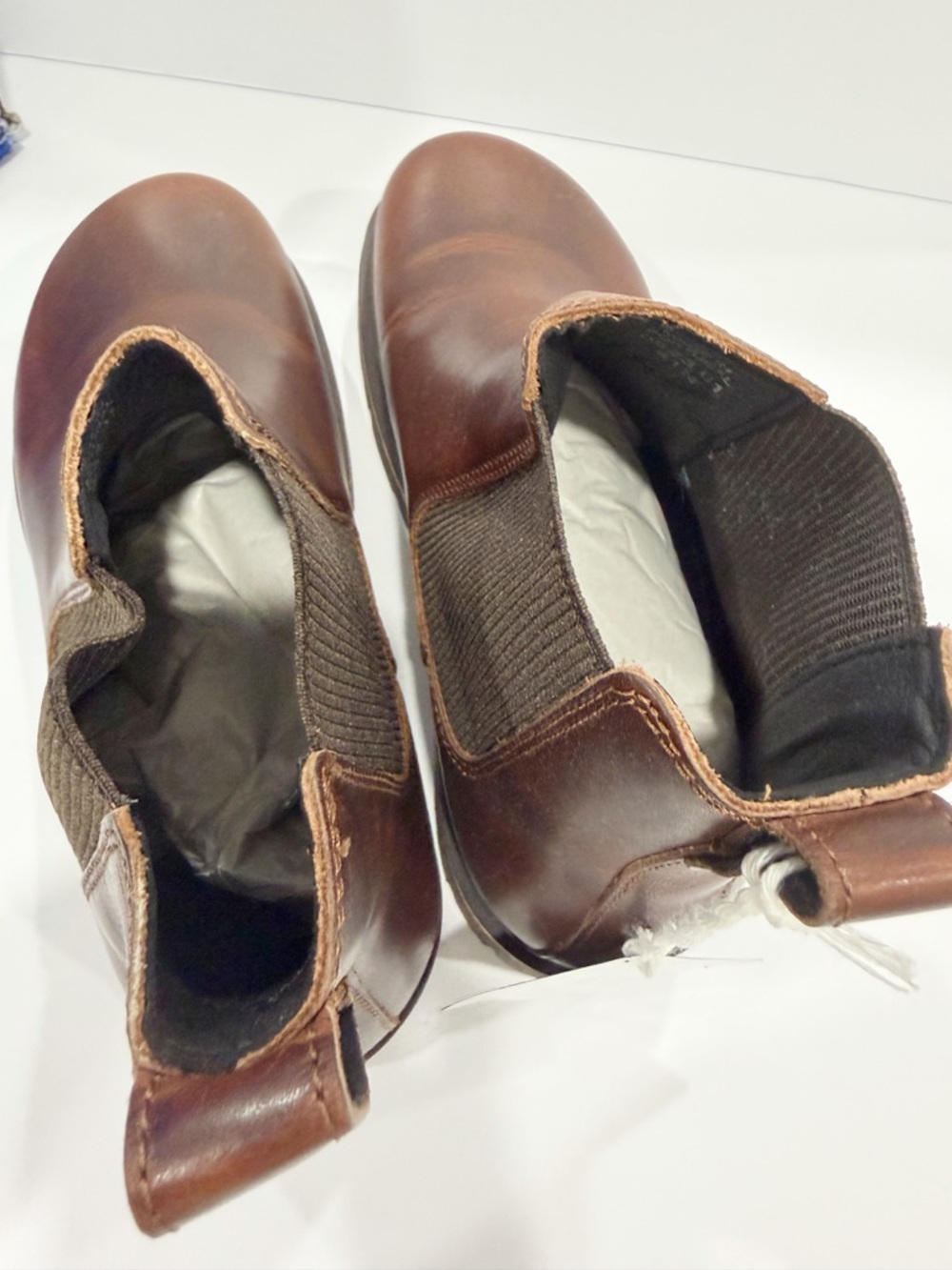 Birkenstock Highwood Slip-On Leather Unisex Chelsea Boots - Chocolate - Picture 8 of 10